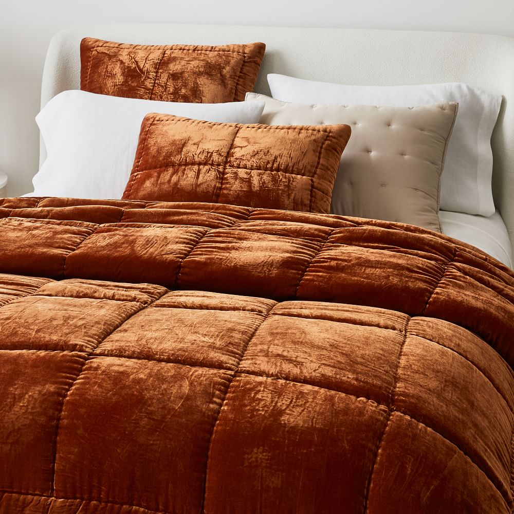 Lush Velvet Comforter & Shams West Elm