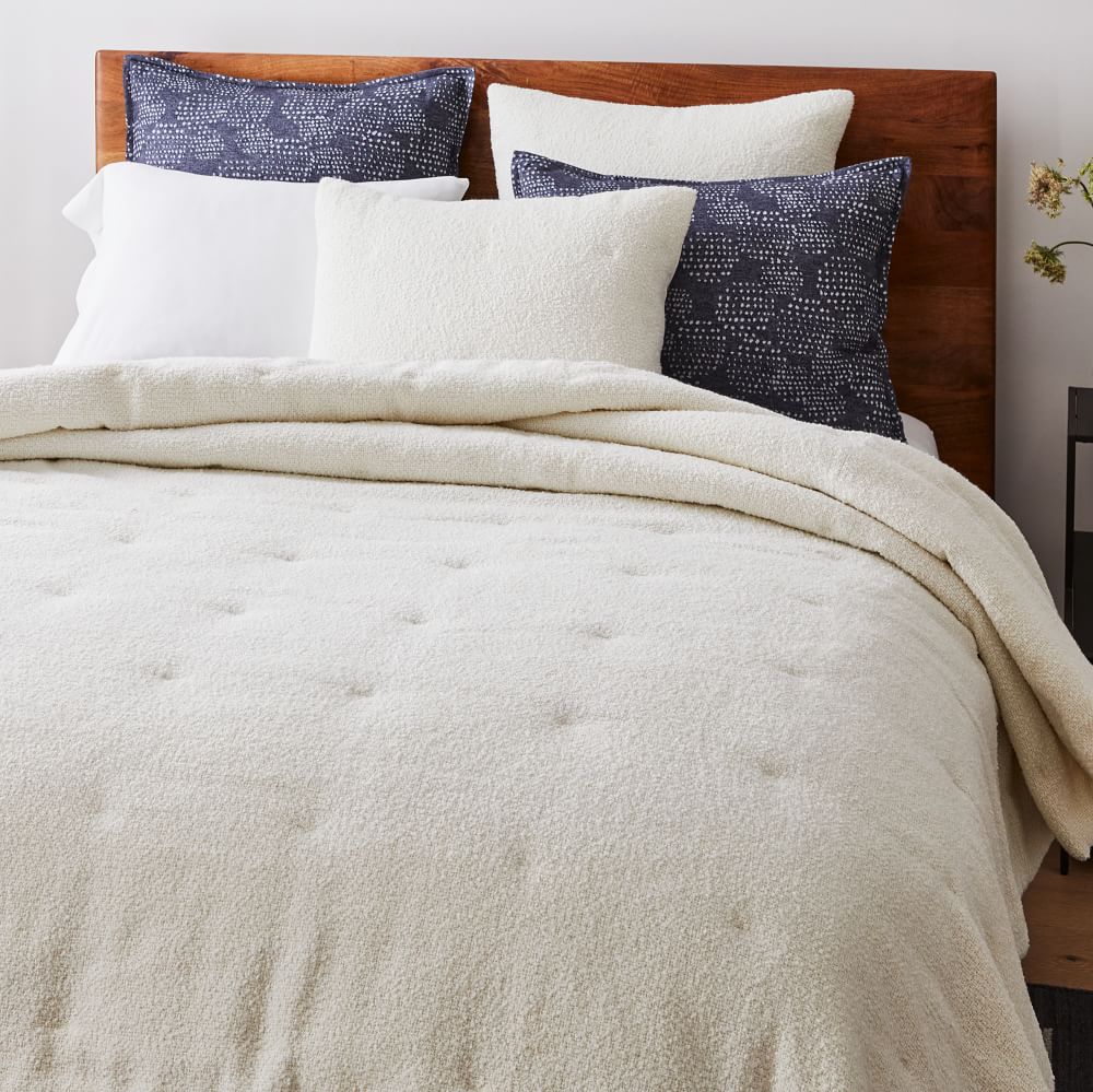 Cozy Boucle Quilt & Shams West Elm