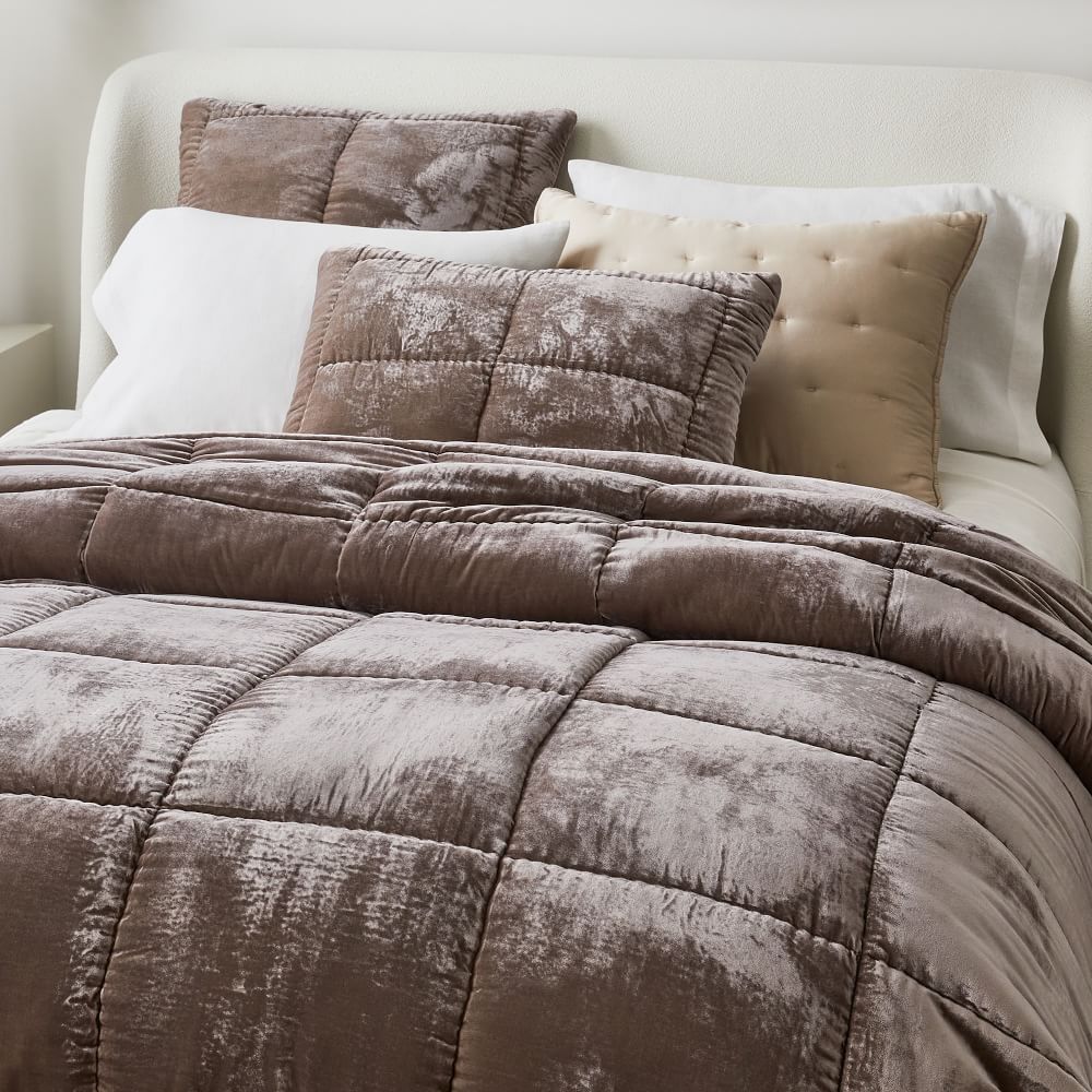 Lush Velvet Comforter & Shams West Elm