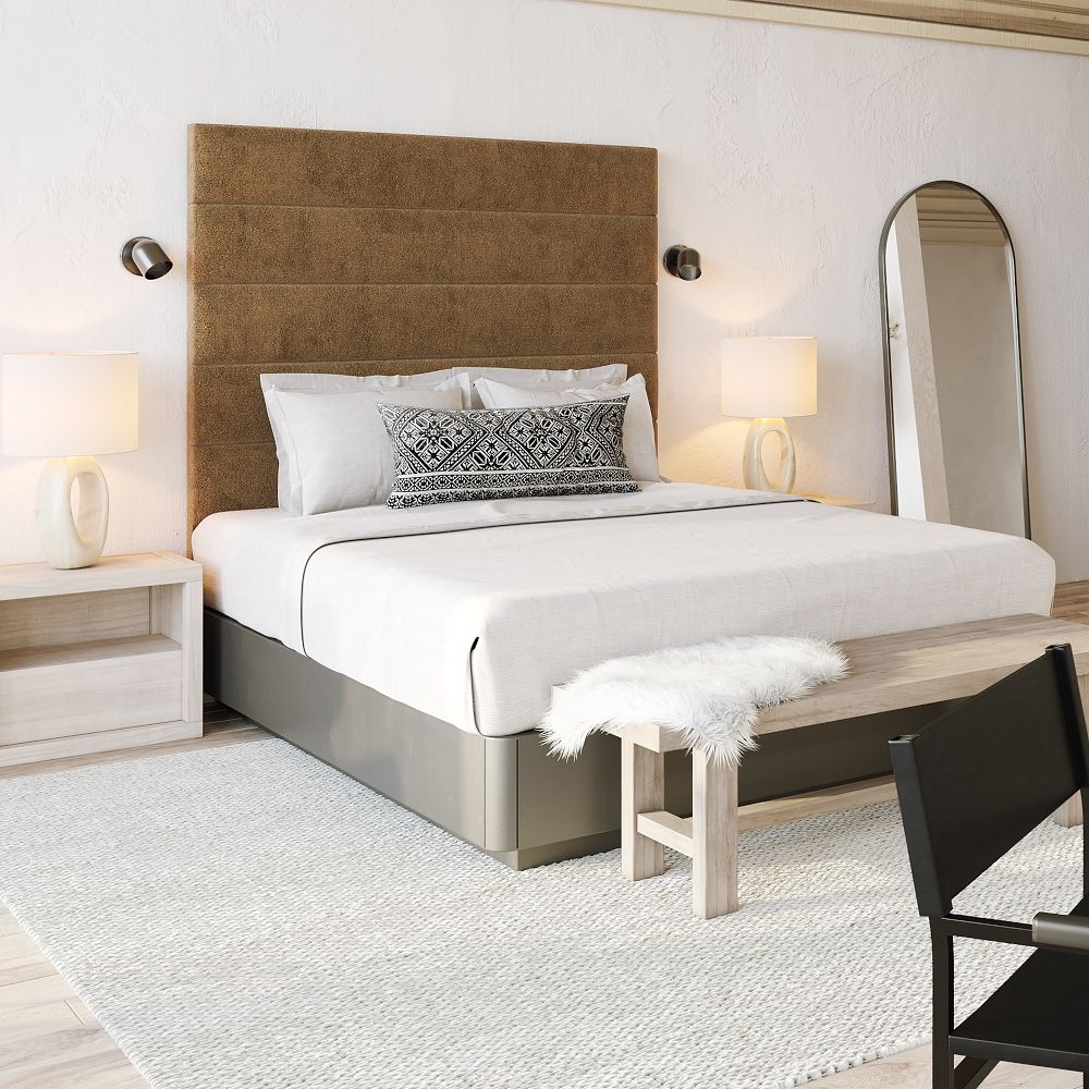 Upholstered Wall Mounted Headboard West Elm