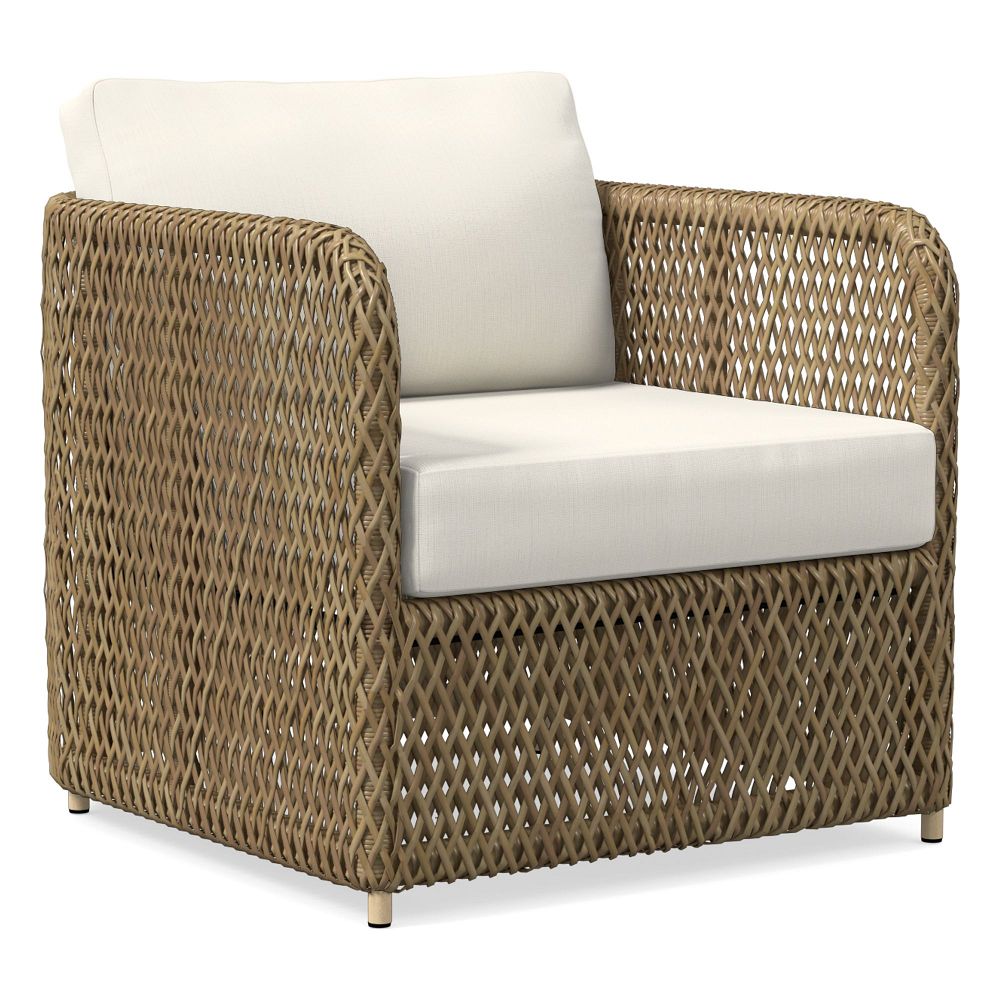 Coastal Outdoor Petite Lounge Chair Cushion Covers Sunbrella® Fabrics