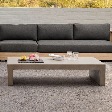 concrete coffee table west elm