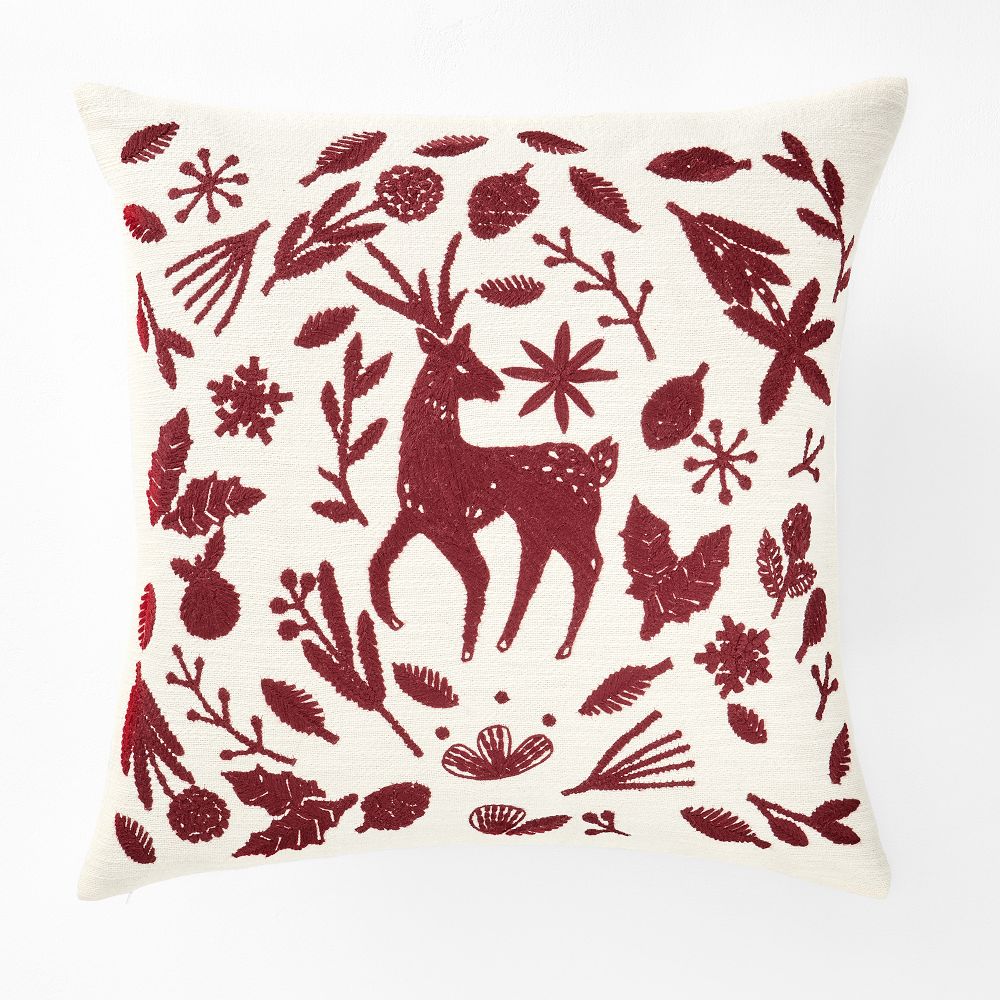Scandi Deer Pillow Cover West Elm