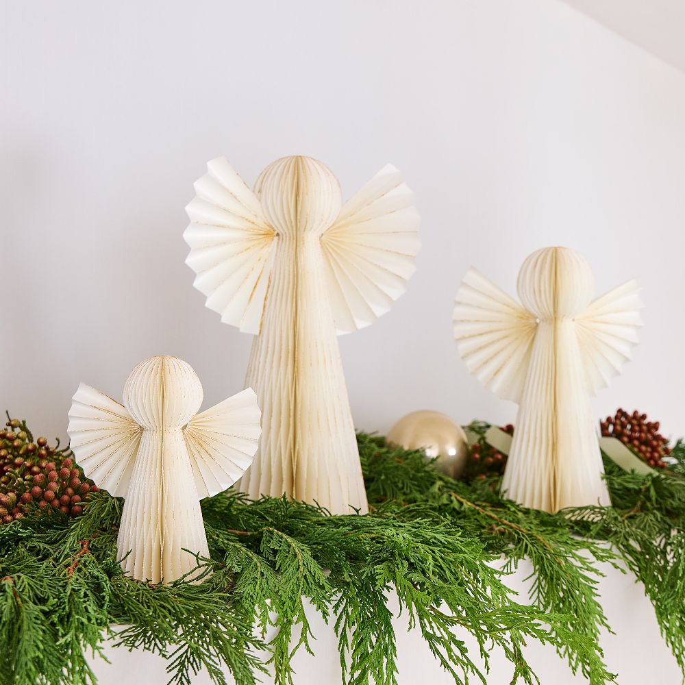 White Paper Mantel Angels West Elm