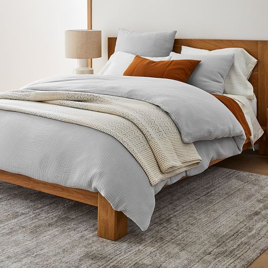 west elm dreamy gauze cotton duvet cover