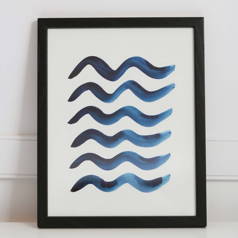 Pauline Stanley Studio Wall Art Blue Waves West Elm