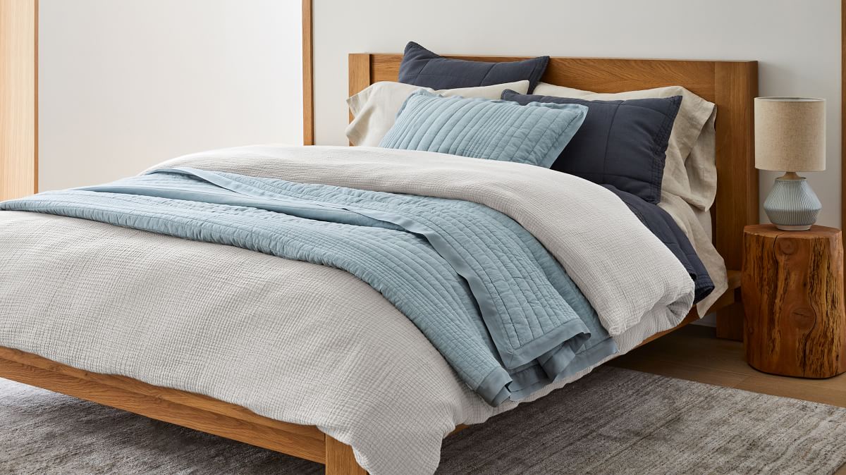 Dreamy Gauze Cotton Duvet Cover & Shams West Elm