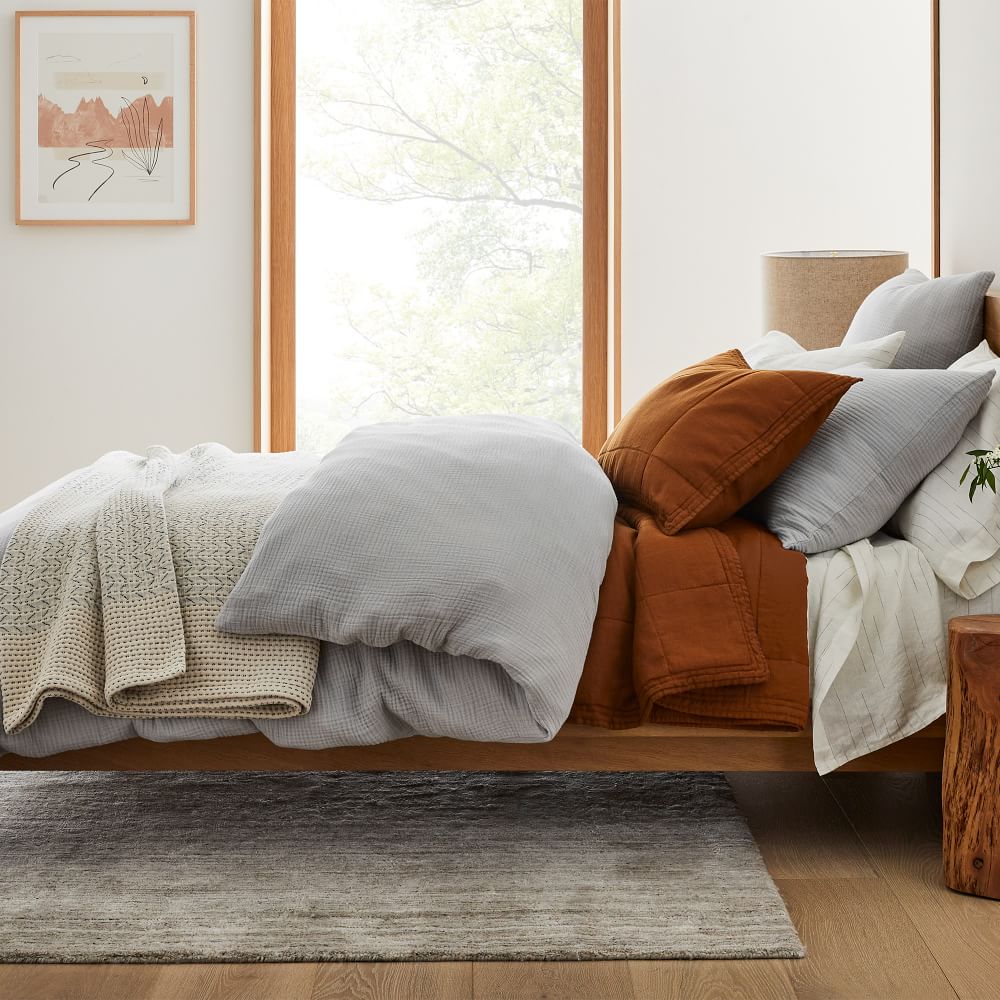 Dreamy Gauze Cotton Duvet Cover & Shams West Elm