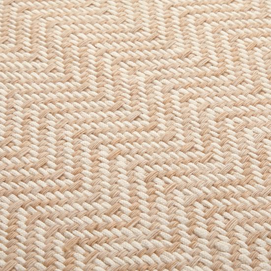 Rope Herringbone Outdoor Rug | West Elm