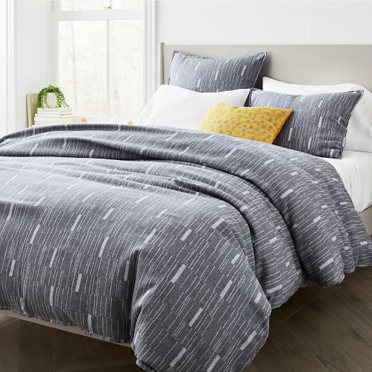 flannel duvet cover the bay