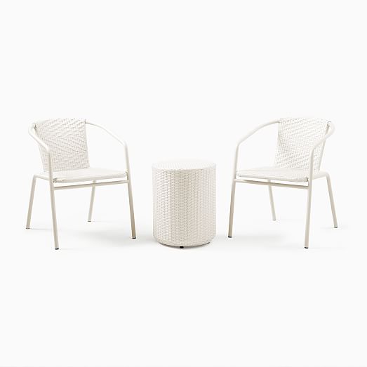 white wicker stacking chairs