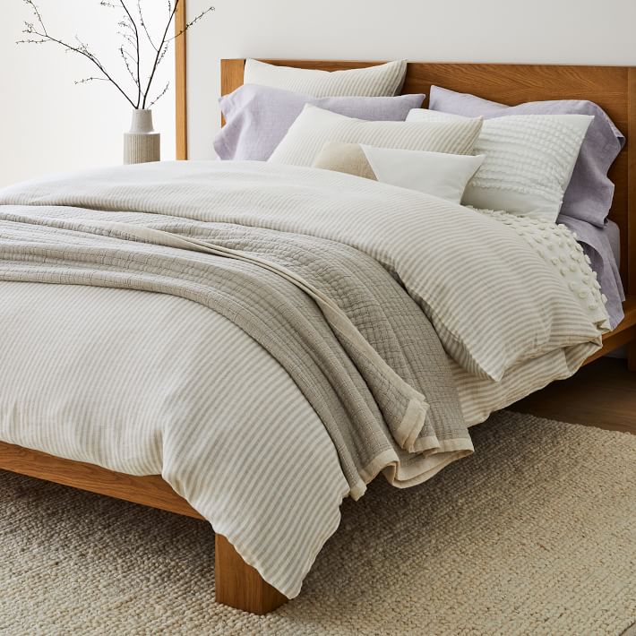 west elm linen bedding