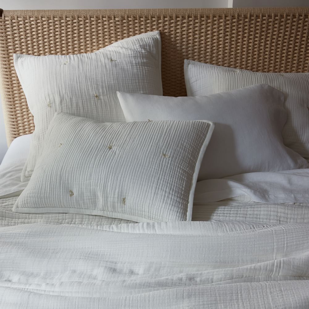 Dreamy Gauze Cotton Comforter & Shams West Elm