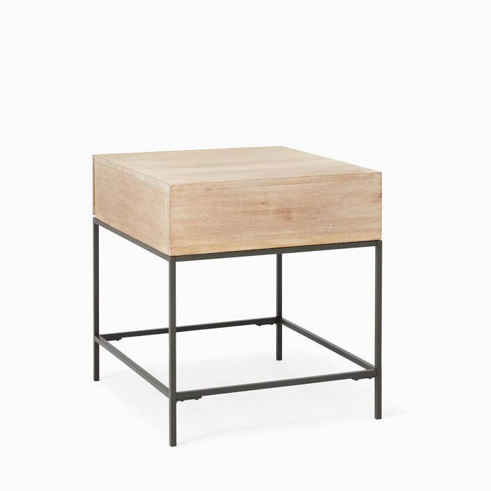 all modern black nightstand