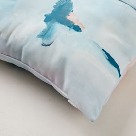 Zoe Bios Watercolor Indoor/Outdoor Pillow | West Elm