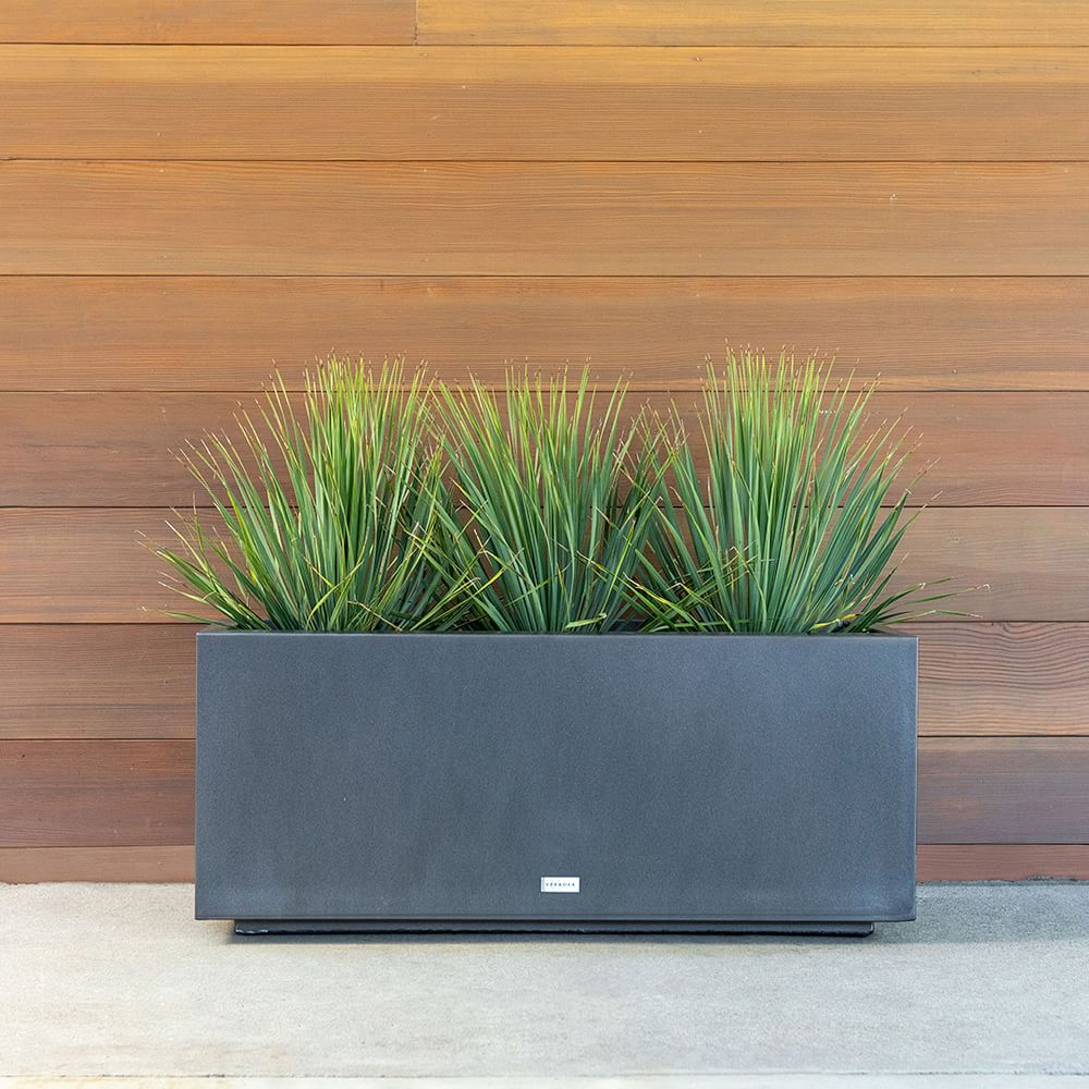 Veradek Metallic Series Long Box Indoor/Outdoor Planter | West Elm