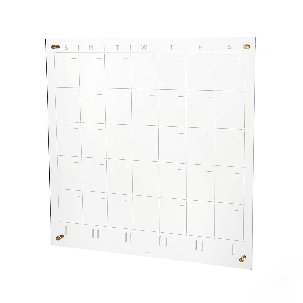 Acrylic Monthly Calendar Board West Elm acrylic-monthly-calendar-board-west-elm