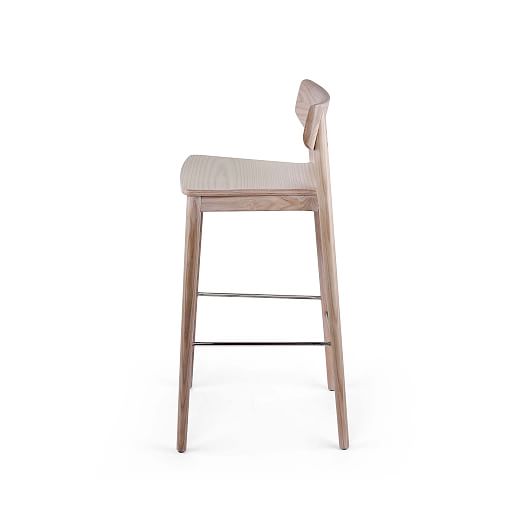 ash wood counter stool