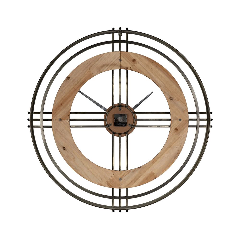 Timely Brown Wall Clock West Elm
