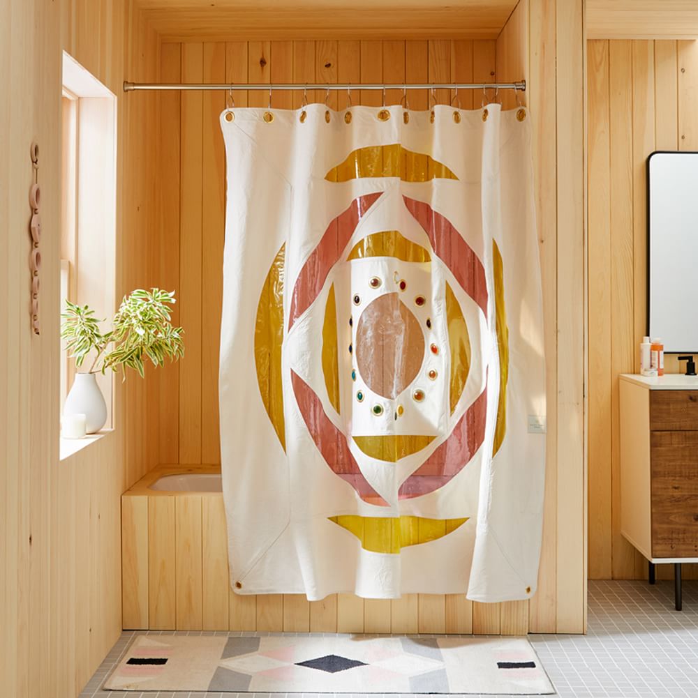 Quiet Town x Friend of All Shower Curtain West Elm