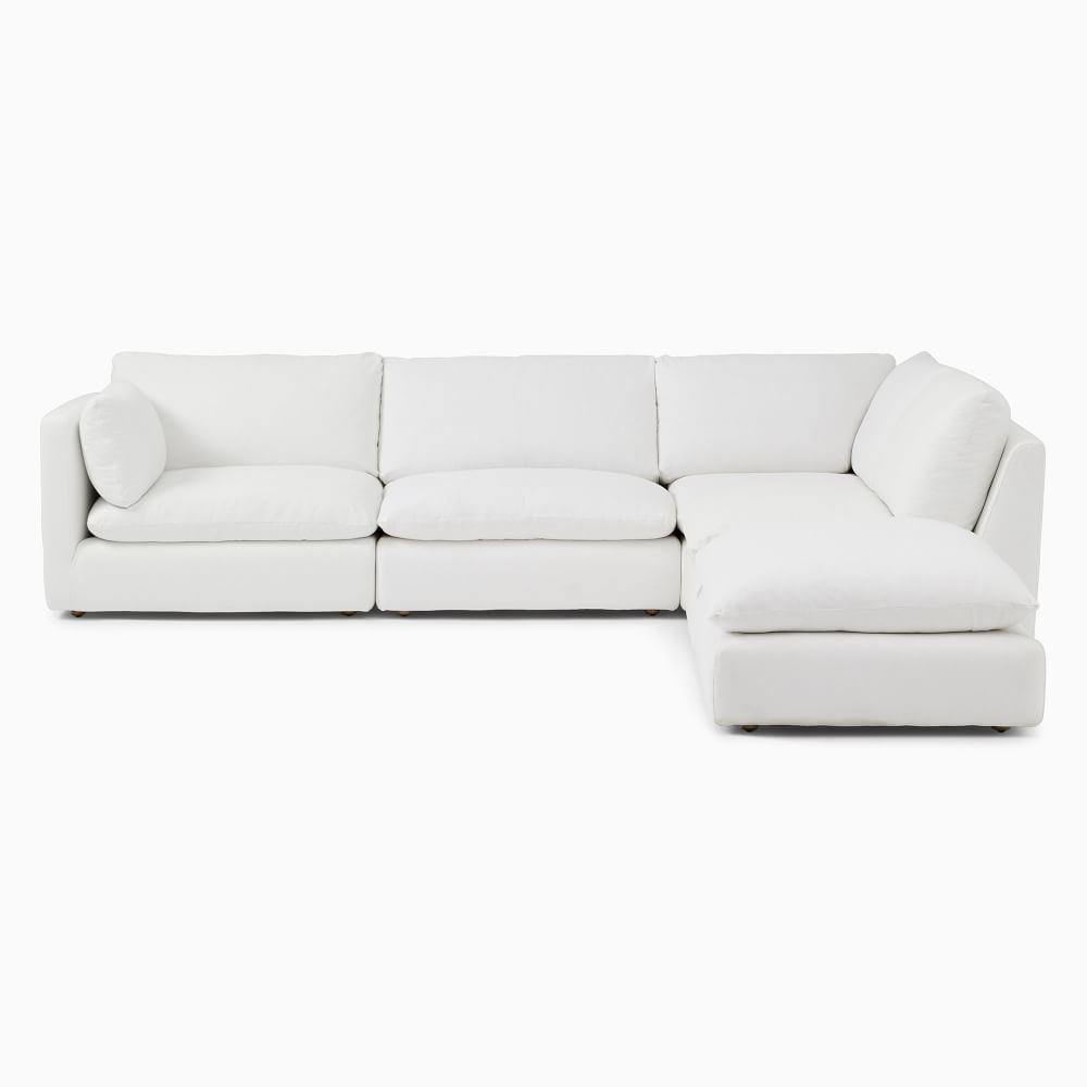 Hampton 5 Piece Chaise Sectional | Sofa With Chaise | West Elm