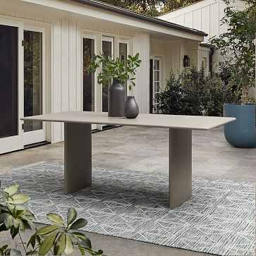 concrete table west elm