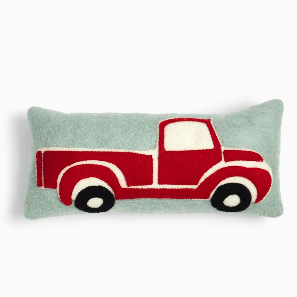 Old Truck Pillow West Elm