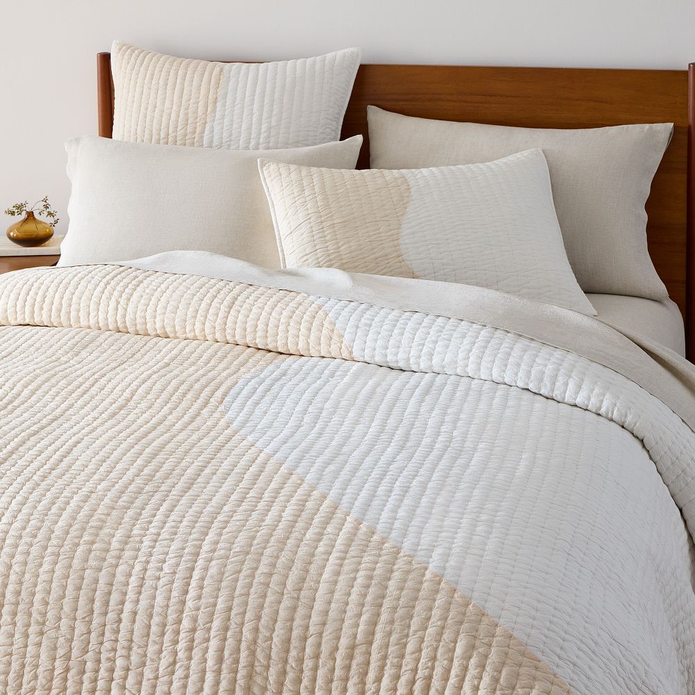 Mara Hoffman Colorblock Quilt & Shams West Elm