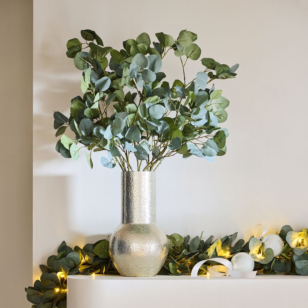 Faux Silver Dollar Eucalyptus Stem West Elm