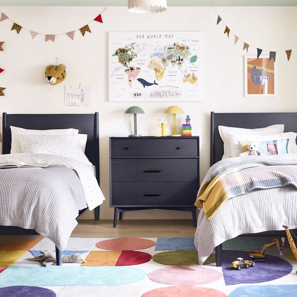 MidCentury Kids Bed West Elm