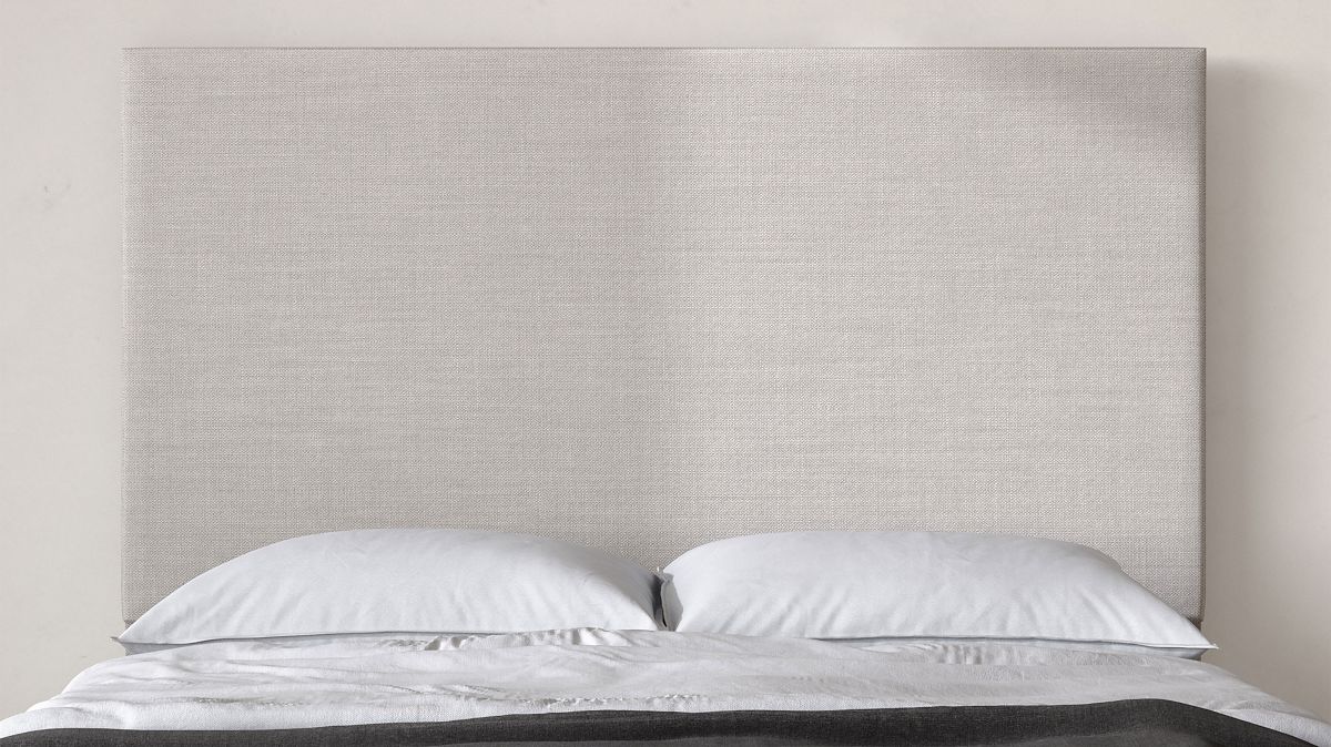 Simple Upholstered Wall Mounted Headboard | West Elm