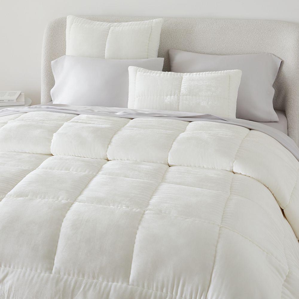 Lush Velvet Comforter & Shams West Elm