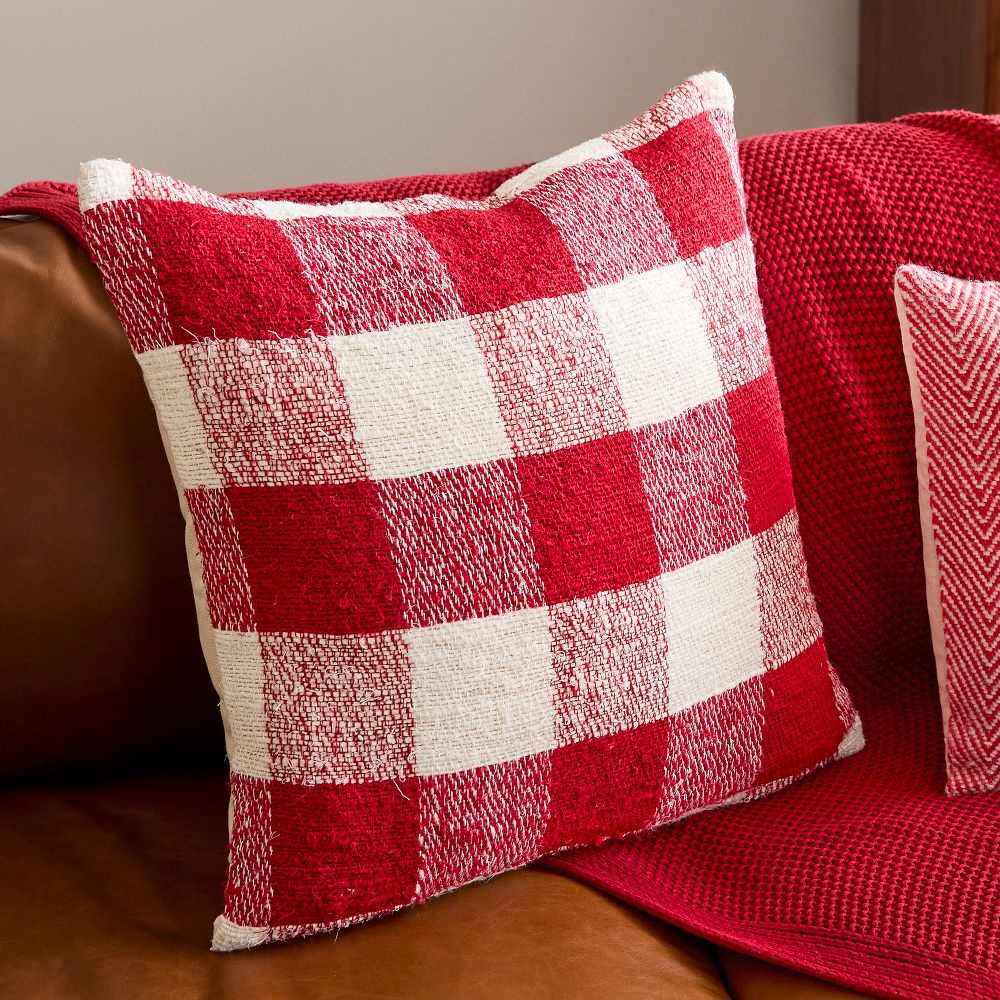 Buffalo Check Pillow Cover West Elm