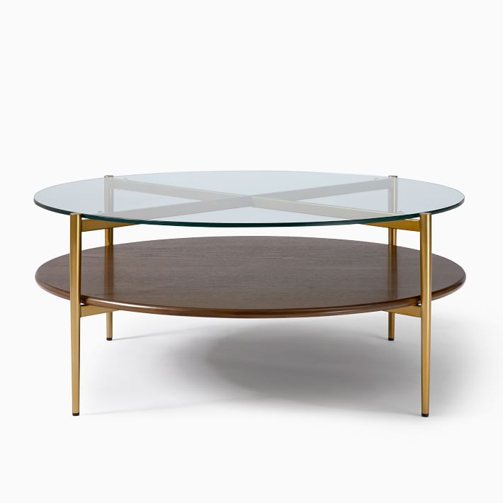 mid century coffee table west elm