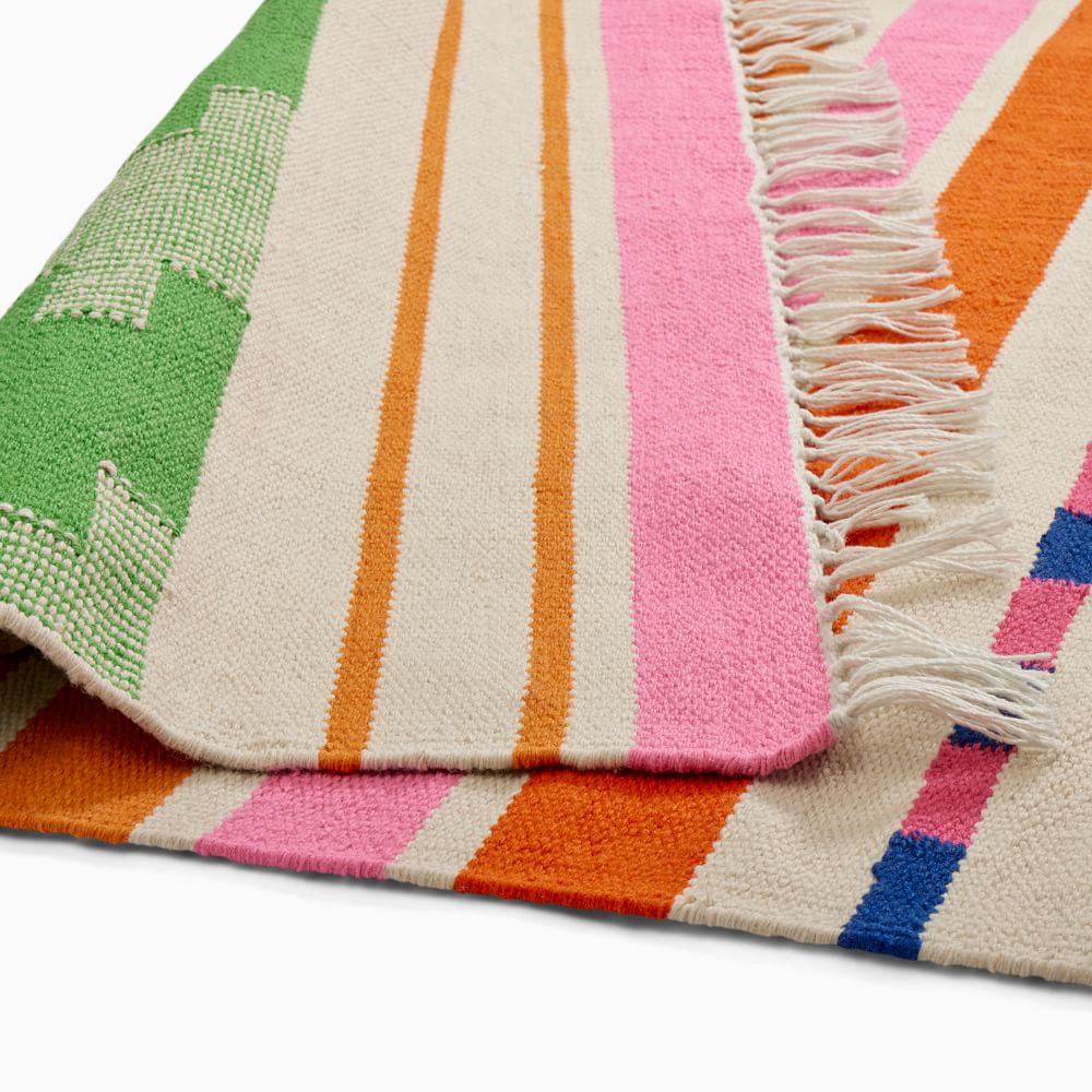 Bolé Road Stripe & Step Outdoor Rug | West Elm