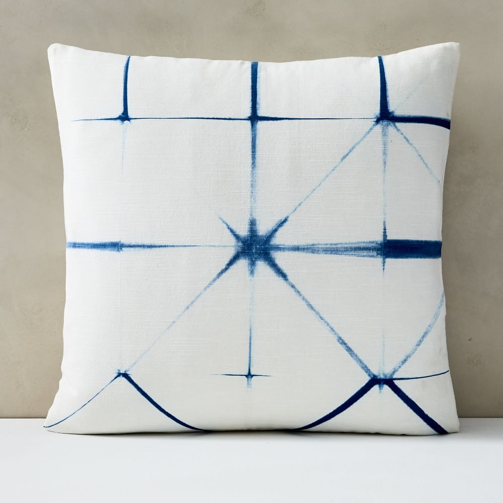 Clamped TieDye Pillow Cover West Elm