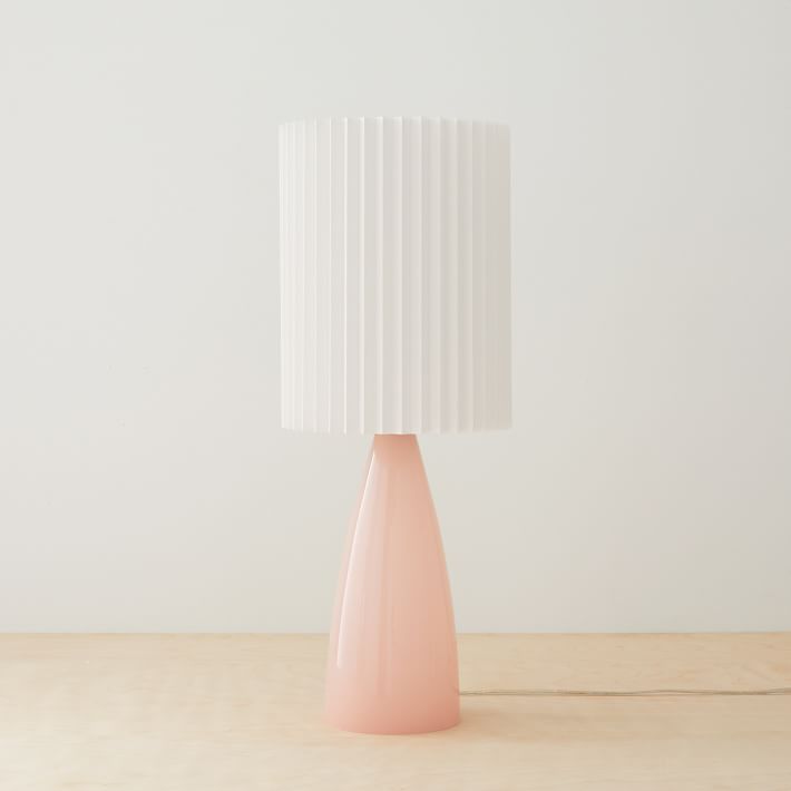 west elm blush lamp