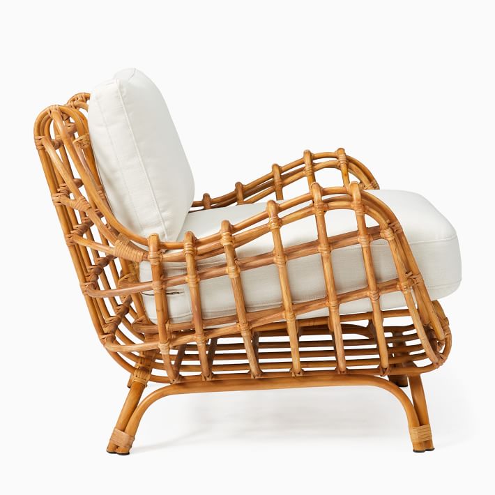 west elm savannah rattan chair