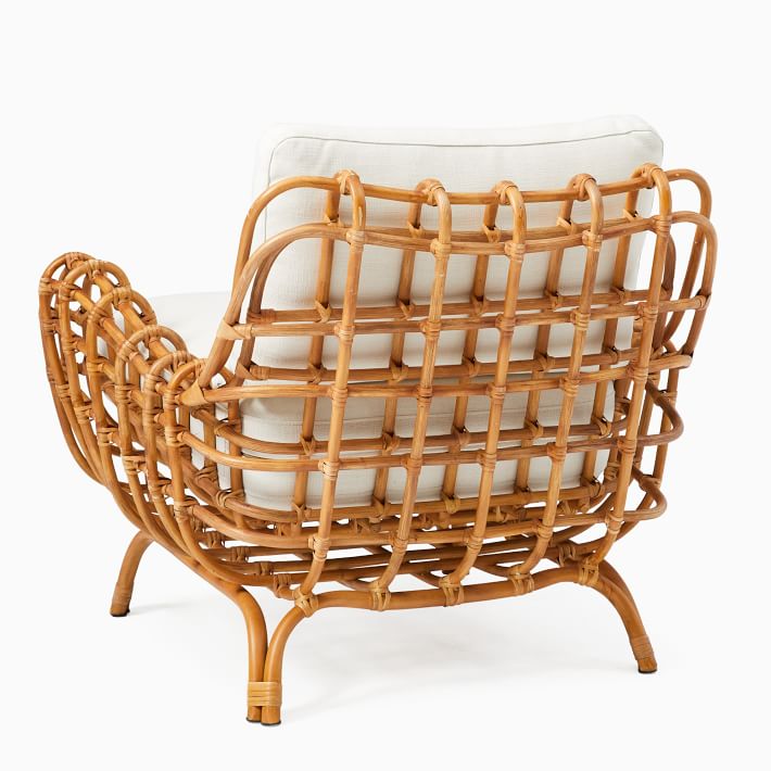 west elm savannah rattan chair