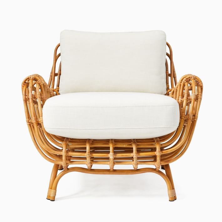 west elm savannah rattan chair