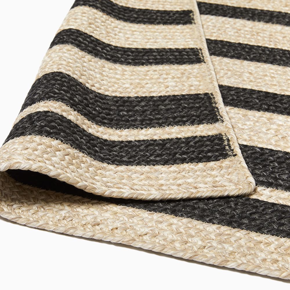 Woven Cable Stripe Outdoor Rug West Elm