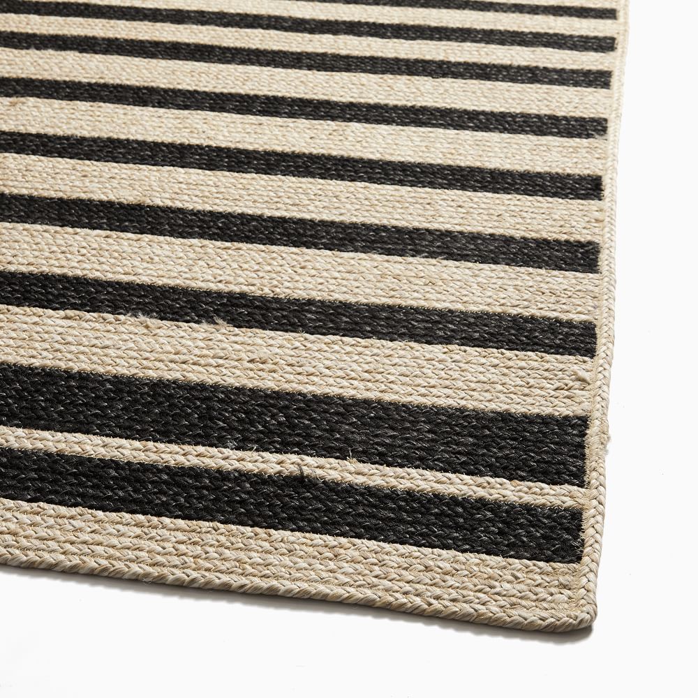 Woven Cable Stripe Outdoor Rug West Elm