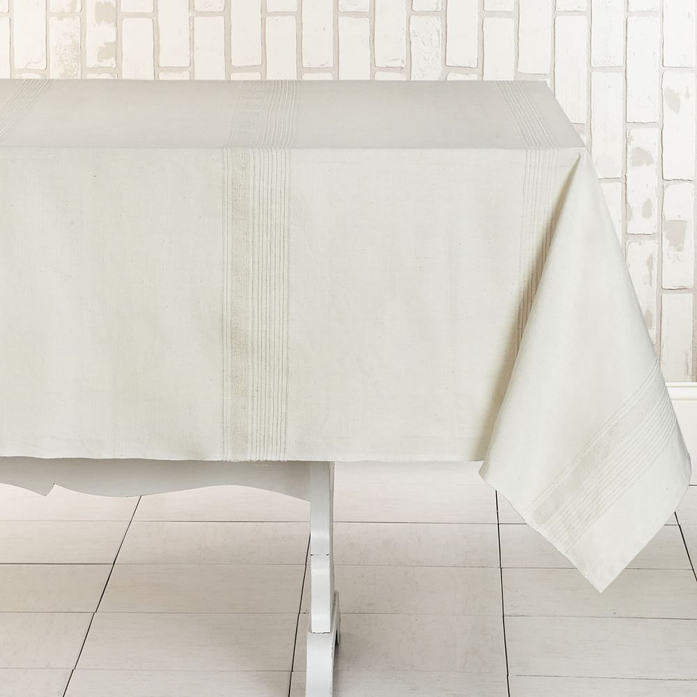 Handwoven Cotton Tablecloth West Elm