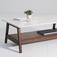 west elm easel frame coffee table