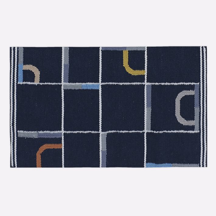 Mod Grid Kitchen Mat West Elm