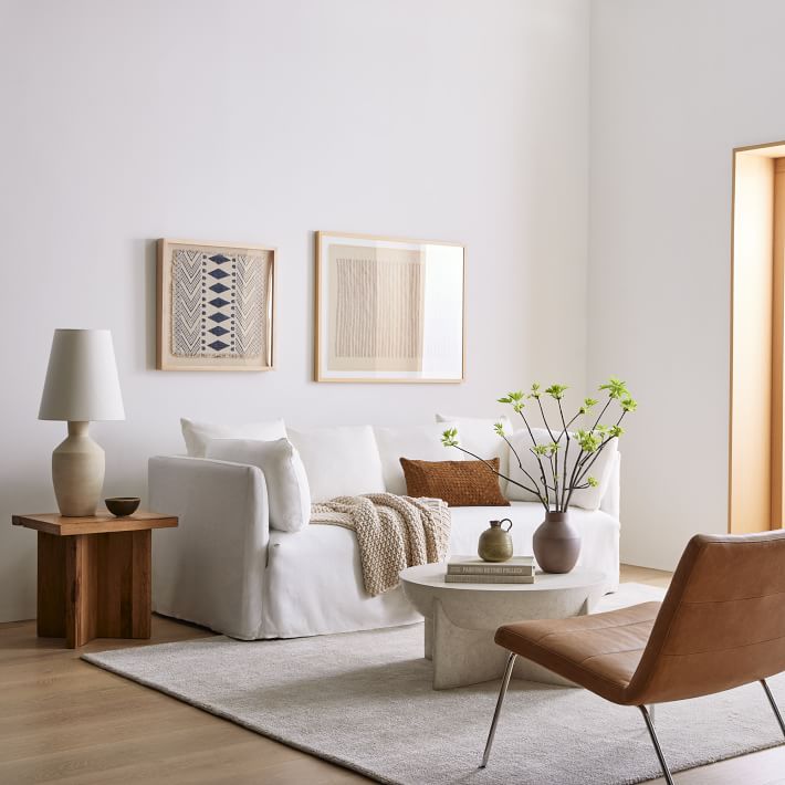 small white desk with shelves