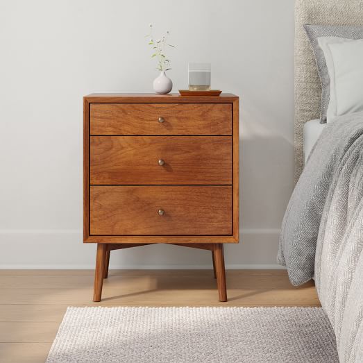 mid century modern bedroom side table