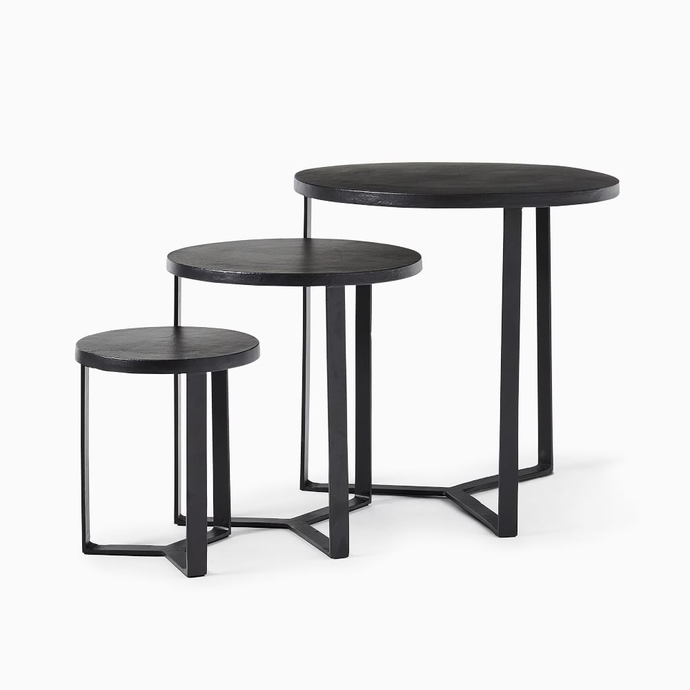 Reese Nesting Side Tables (10"20") Set of 3 West Elm