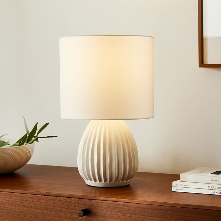 west elm ceramic table lamp