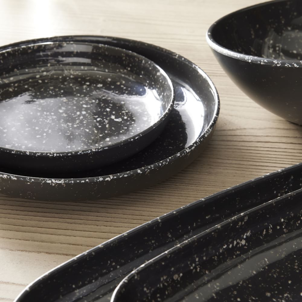 Fortessa Camp Melamine Round Plates (Set of 6) West Elm